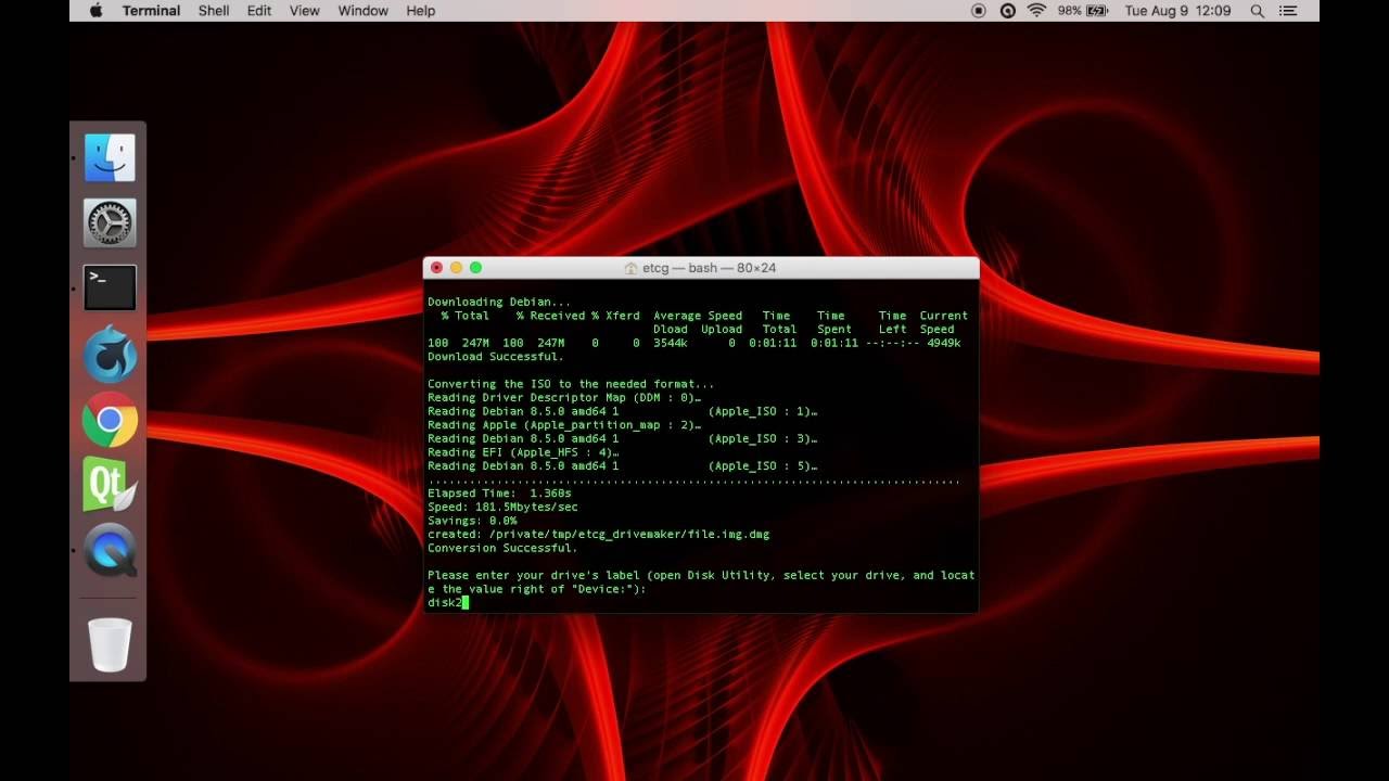 kali linux on mac